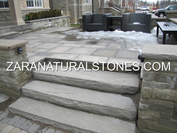 Slate Grey Step Tread Toronto Vaughan Kleinburg Bolton King