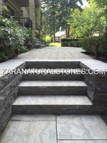 Silver valley limestone steps markham vaughan toronto erin